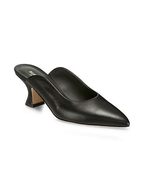 burberry holme leather mules|Burberry Holme Leather Mules on SALE .